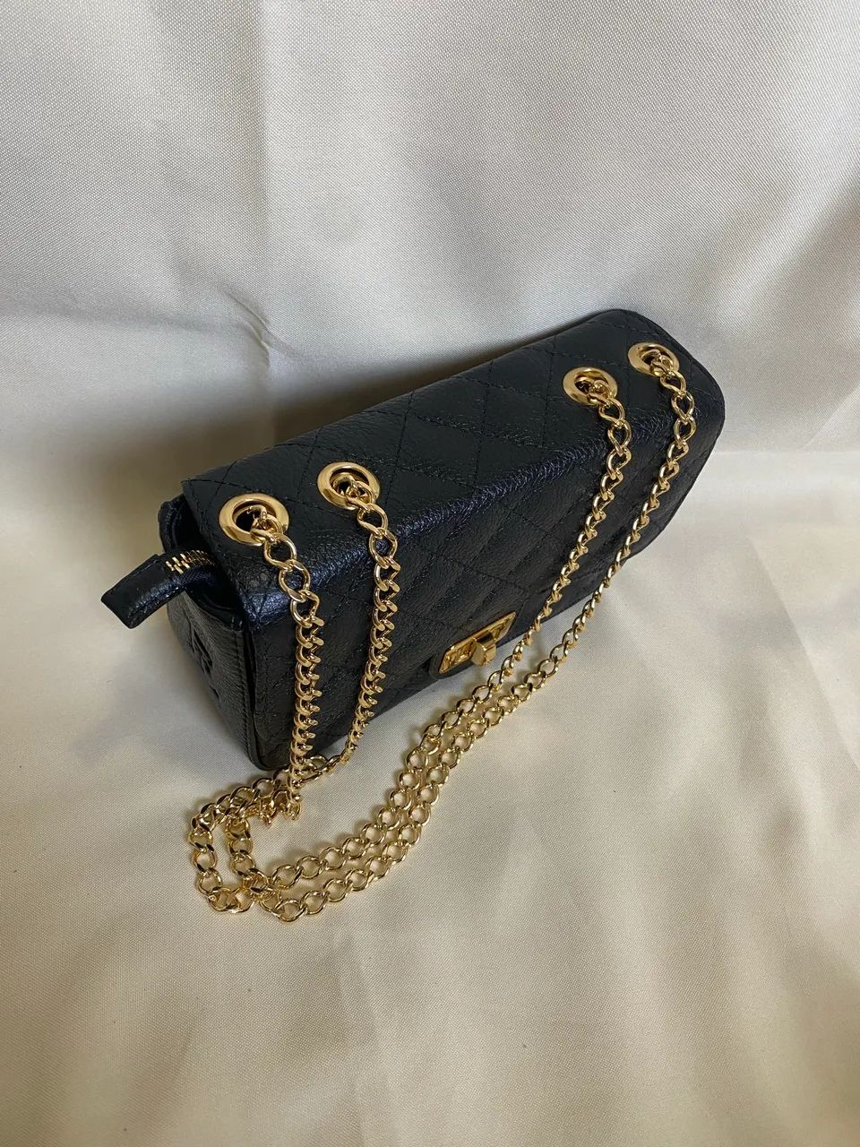 Bolsa Couro legítimo Preta - Foto 3