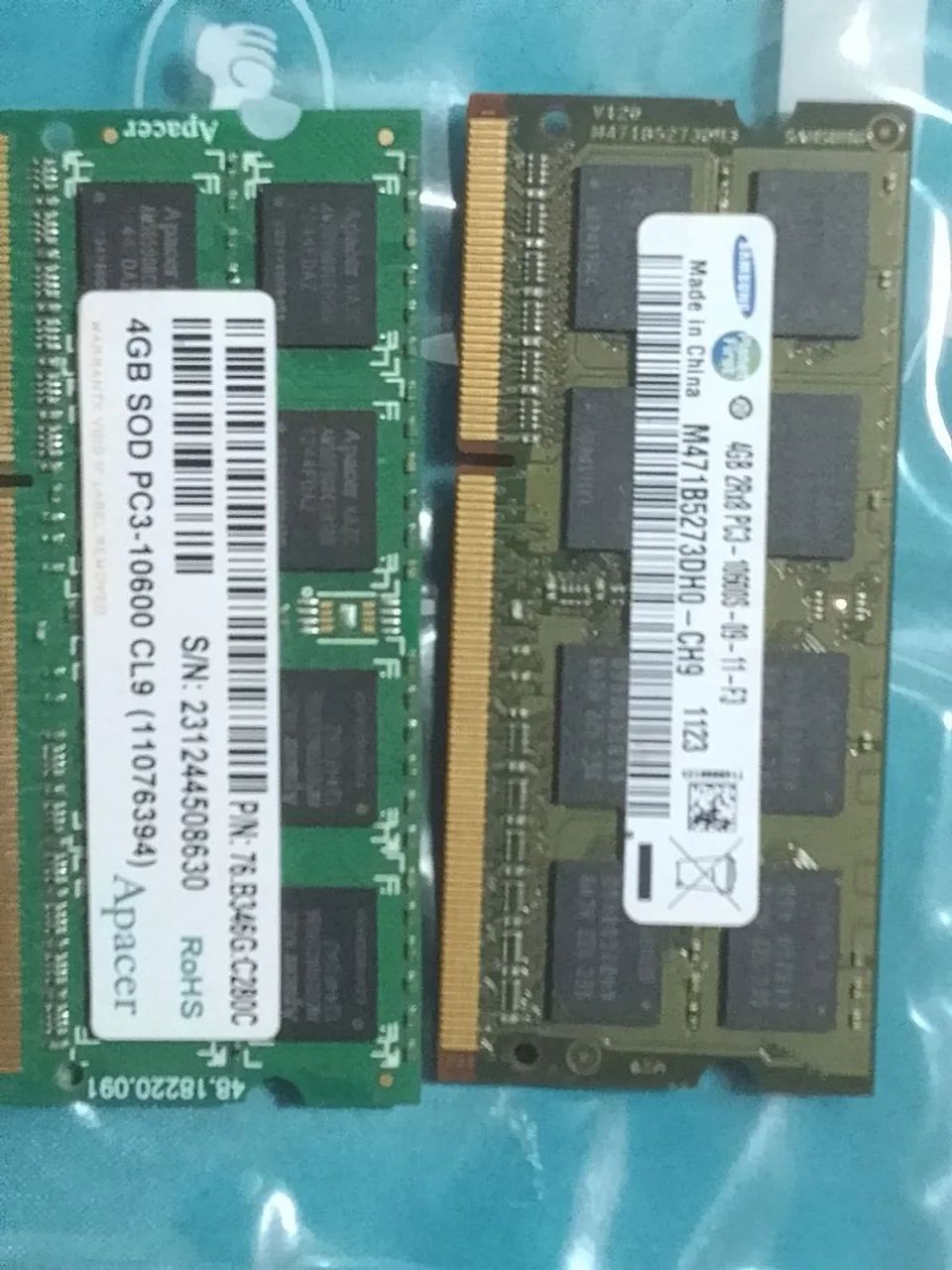 Memória de notebook 
