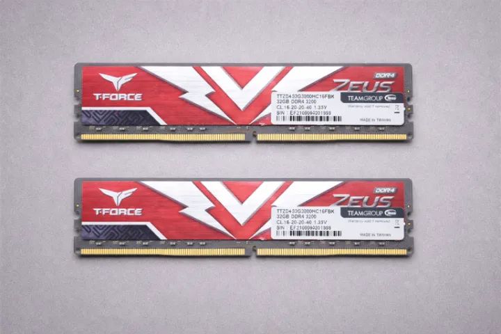 64gb Memória Ram T-force Zeus (2 X 32gb) Ddr4 3200mhz - Memória