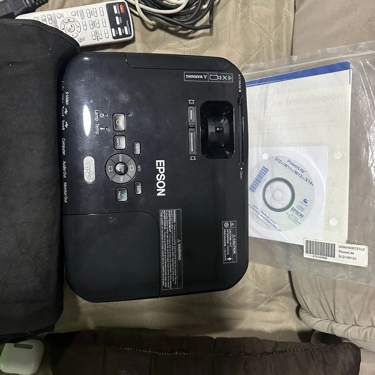 Projetor EPSON Power Lite S12+
