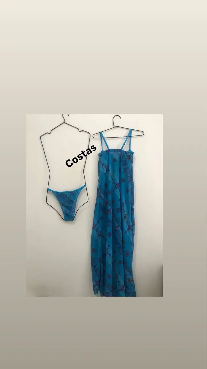 Camisola longa e calcinha PP (Novos) - Foto 2