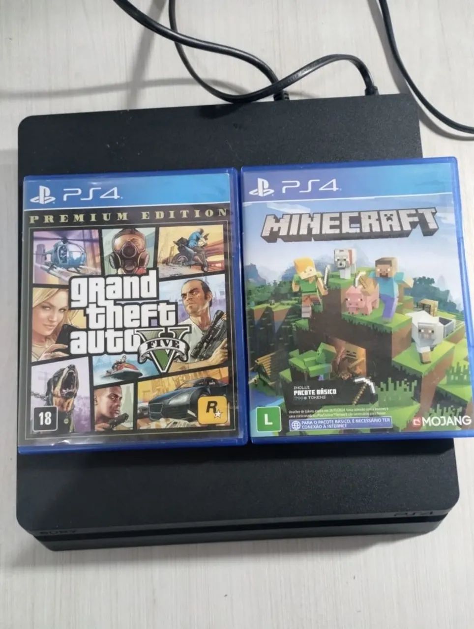 PS4 SLIM 800GB + JOGOS - Foto 4