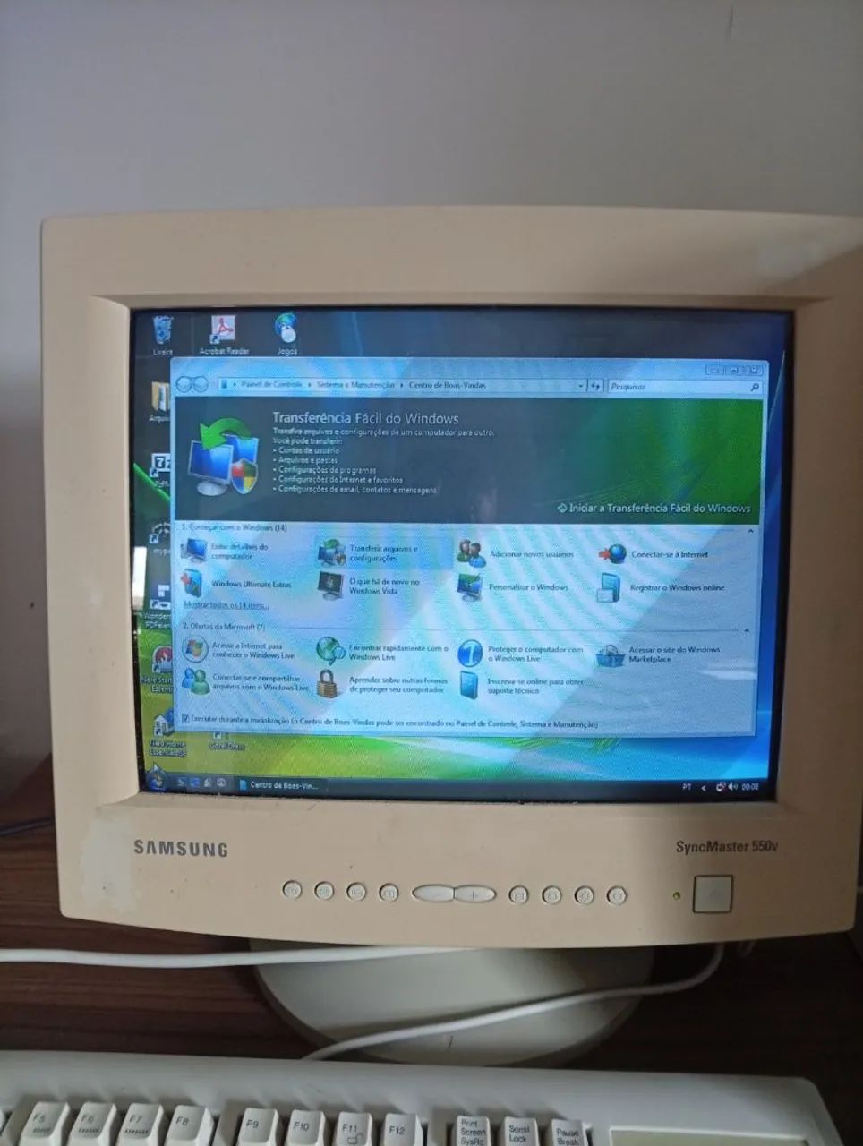 PC Retrô Intel Pentium 4 (2,8Ghs) Completo C/ Windows Vista e Jogos - Foto 2