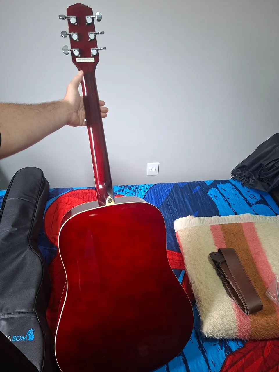Violão Gianini semi novo - Foto 3