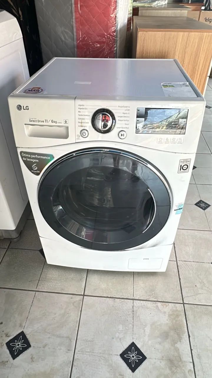 Máquina de lavar roupa e secar 
