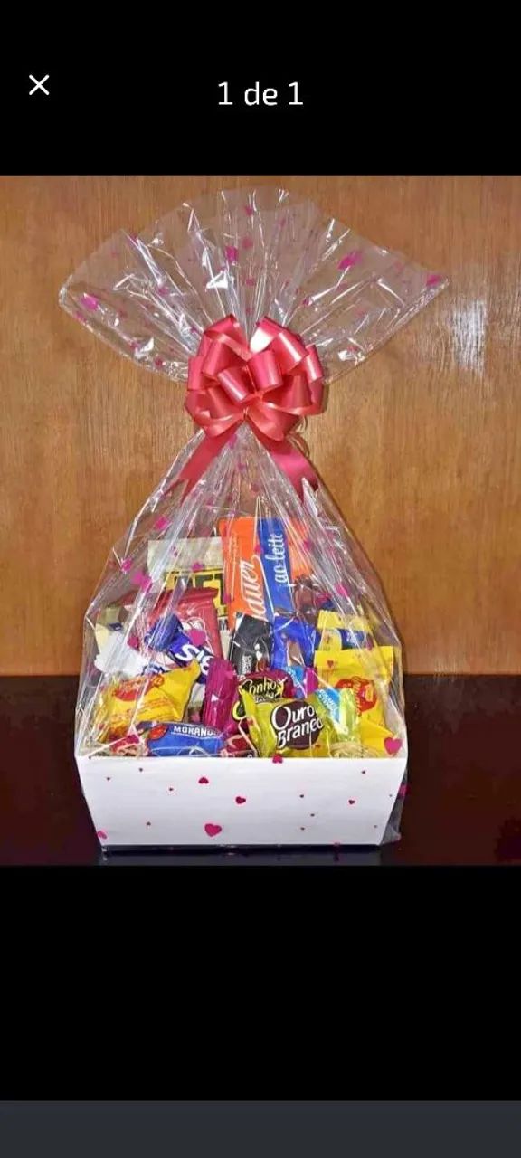 Nanda cesta Romântica de Doces - Foto 3