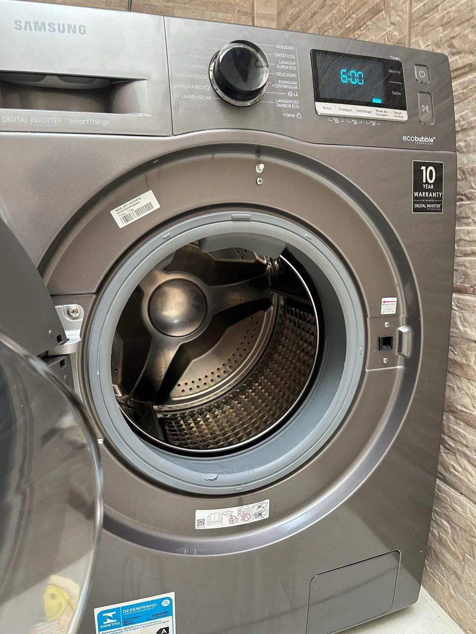Lava e Seca Samsung Ecobubble com Wi-Fi- WD11J64E4AXF - Foto 2