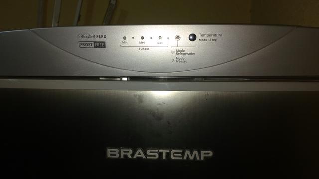 Freezer Brastemp vertical inox