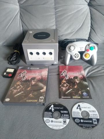 Game Cube Platinum + resident evil 4