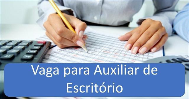CONTRATA-SE Auxiliar de Escritório