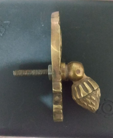 Puxador antigo de bronze - Foto 2