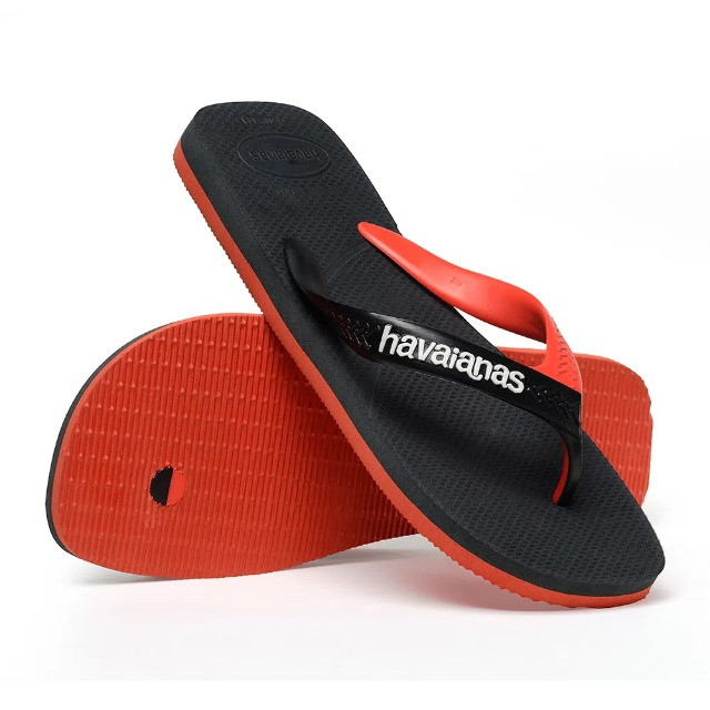 chinelo havaianas preto masculino