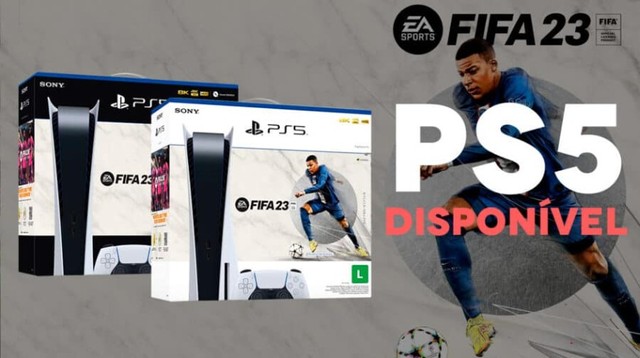 Playstation 5 ( PS5 ) Midia Física com Jogo Fifa 23