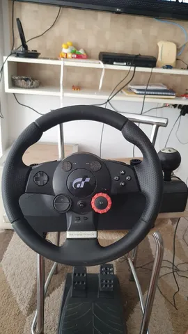 Volante Logitech Driving Force Gt, Acessório p/ Videogame Logitech Usado  86473822