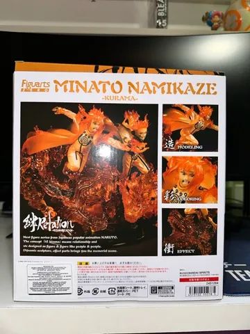 Estátua Minato Namikaze Kurama - Naruto Shippuden - Figuarts Zero - Bandai