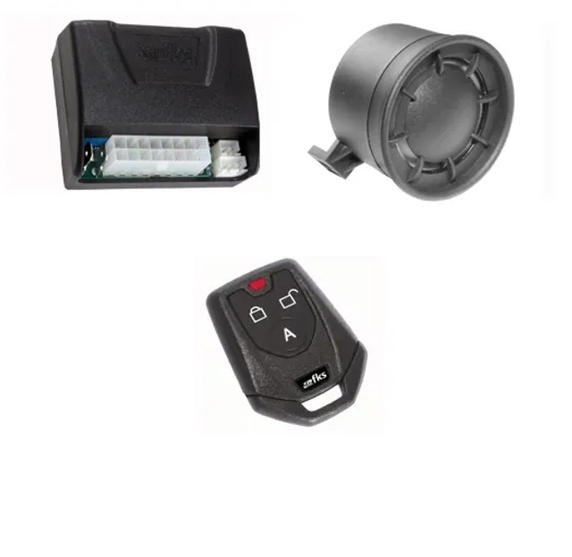 Alarme Automotivo Fks Fk902 Sb C/ Sirene - 1 Controles