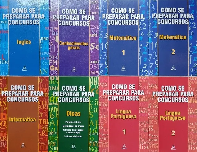 Coleção: Como Se Preparar Para Concursos - Editora Ediouro