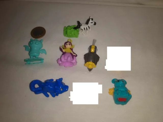 Lote 6 Brinquedos Kinder Ovo e Joy Ler Descrição  - Foto 3