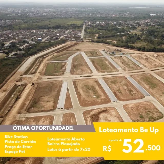 FIT - Loteamento Be Up - Entrada Parcelada - 7x20m²