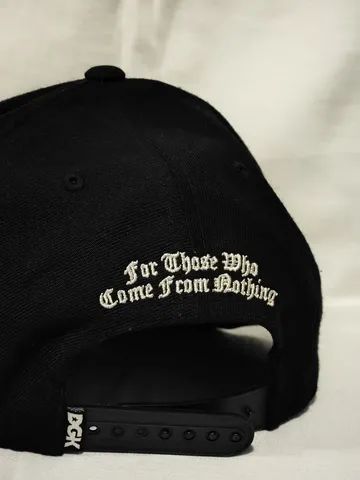 Boné preto letras bordadas DGK - Foto 2