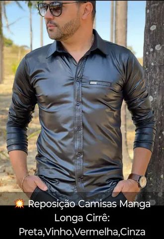 Camisas Manga Longa Cirrê 