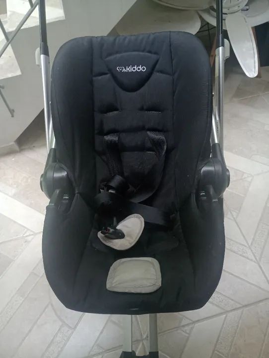 Carrinho de bebê Kiddo + bebê conforto  - Foto 2