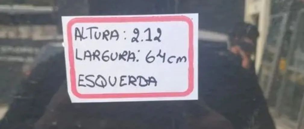 Porta de giro com veneziana  - Foto 3