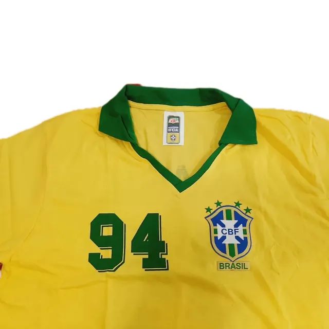Camisa Seleção Brasil Edição Guaraná Antártica Mundial 1994 Algodão Futebol  - Foto 5