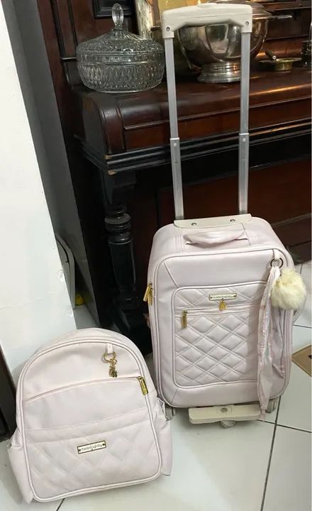 Mala de bordo com mochila da Masterbagbaby