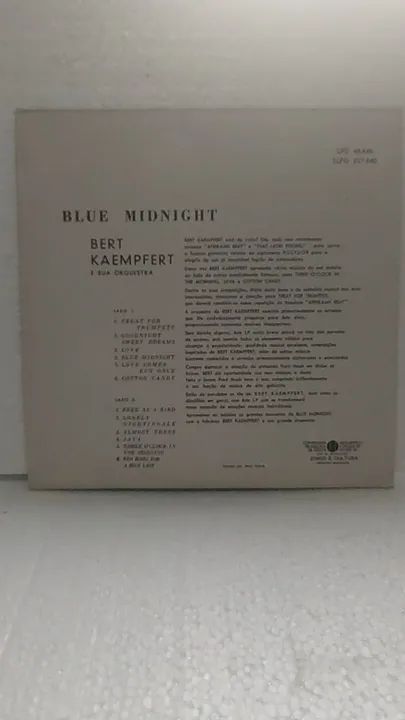Disco de vinil LP Jazz Blue Midnight Bert Kaempfert  - Foto 2