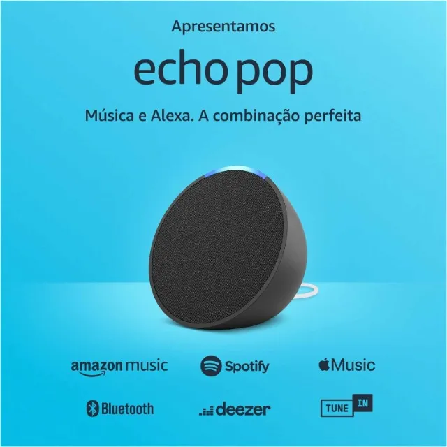 Nova Alexa Echo Pop Lacrado.