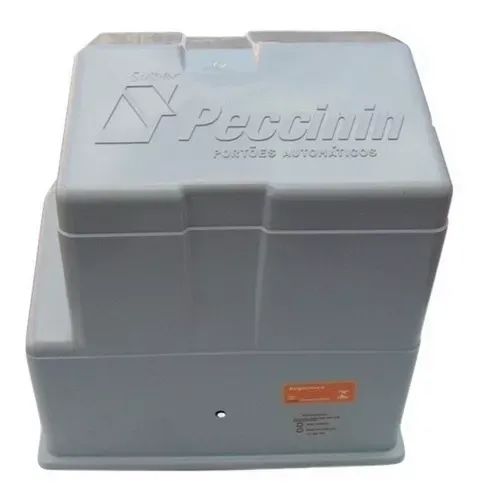 Carenagem Tampa Capa Motor Portão Peccinin Deslizante Super Cor Cinza 110V/220V