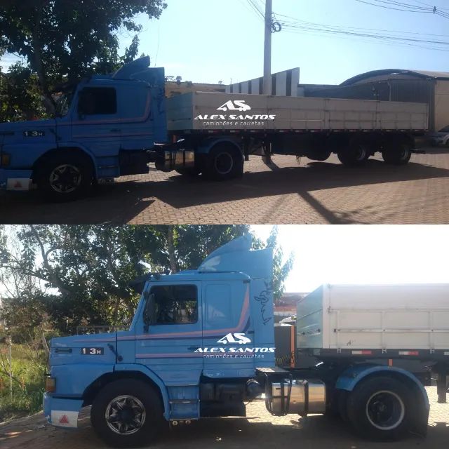 Conjunto Scania T 113 H 4X2 360 1994/1994 e graneleiro Guerra 2005/2005 - Foto 6