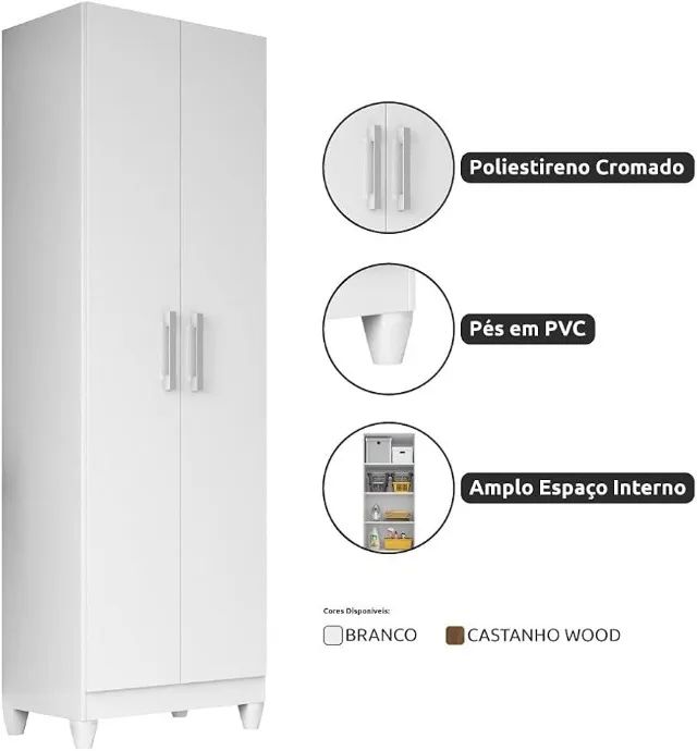 Armário Multiuso duas portas - A pronta entrega - Foto 3