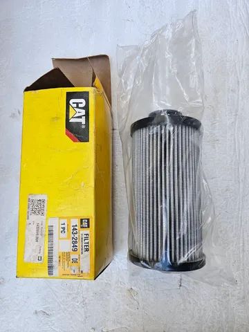 Escavadeira carregadeira caterpillar filtro hidráulico novo original 1432849