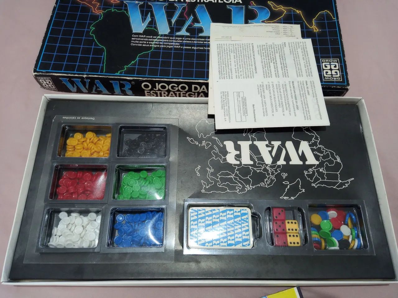 Jogo de Tabuleiro War Anos 80 - Grow - Foto 3
