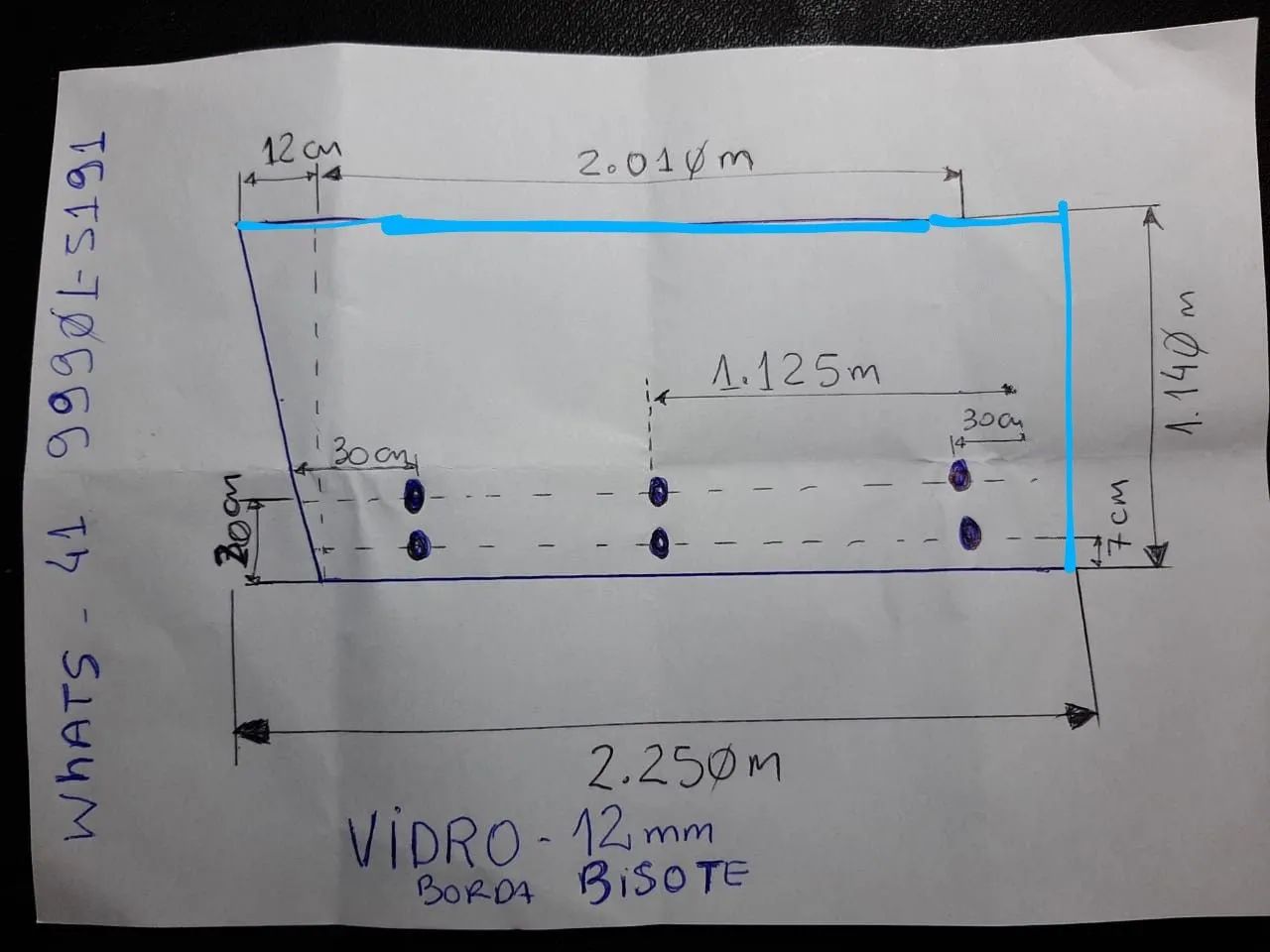 Guarda corpo vidro temperado, de embutir ou sobrepor, VENDA ou TROCA - Foto 4