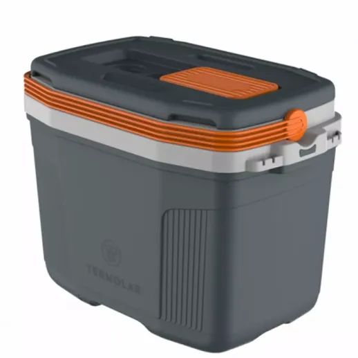 Caixa térmica Cooler 32L c/ alça cinza 3502 SUV32 Termolar