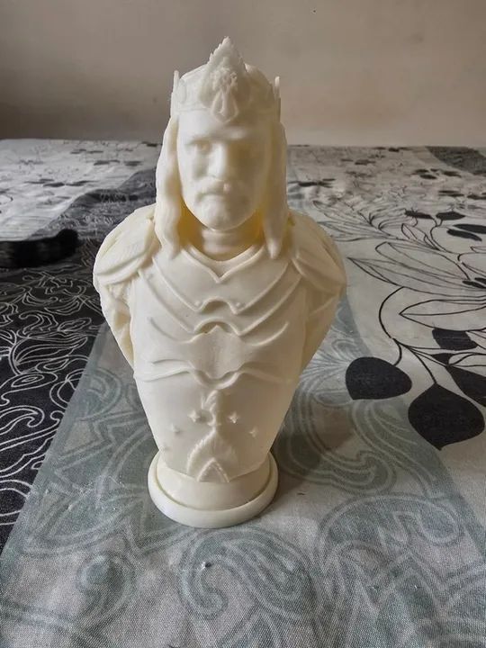 Busto Aragorn impresso em 3D - Foto 2