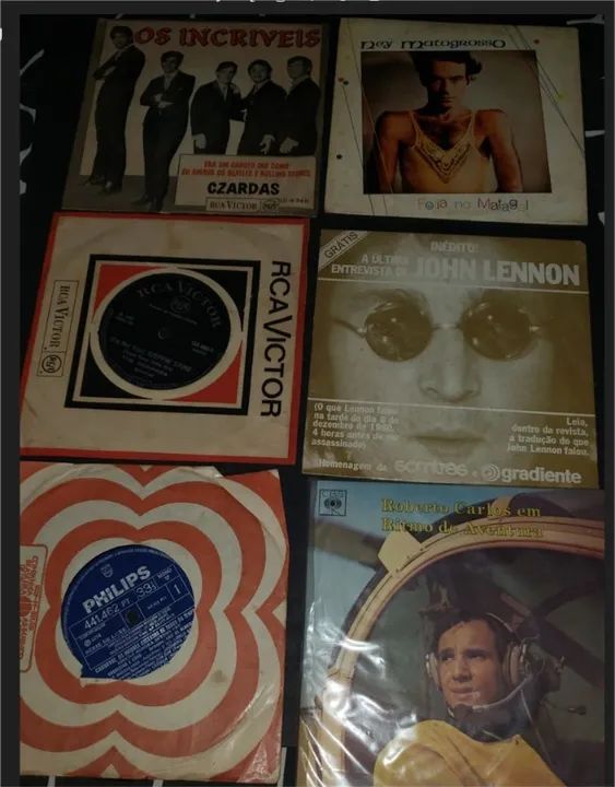 Discos de vinil(6) Compactos antigos