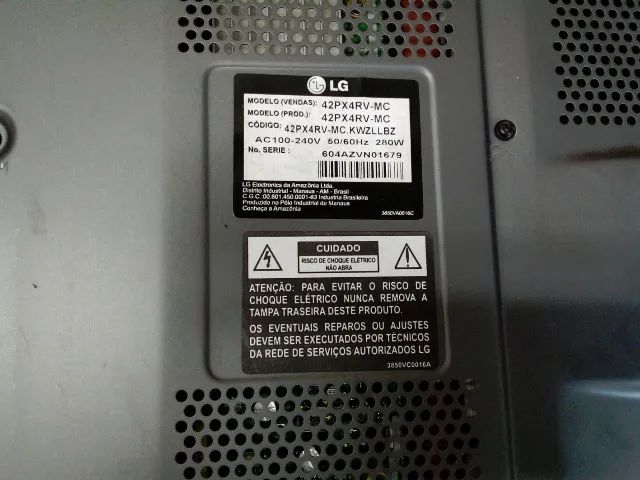 Televisor antigo de plasma LG. - Cód. 568 - - Foto 3