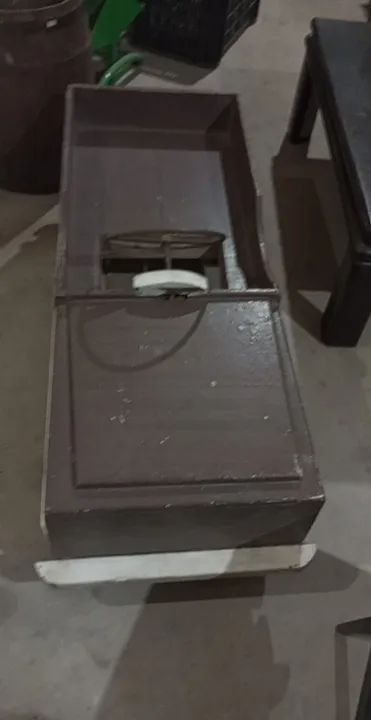 Pedalinho antigo em madeira  - Foto 3