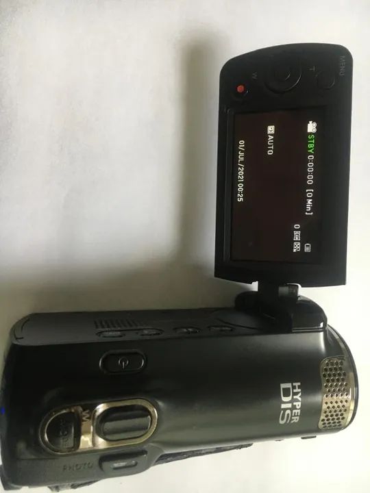 câmera de video filmadora sansung 65x intellt-zoom long record time 6hrs 20min with 16gb - Foto 5