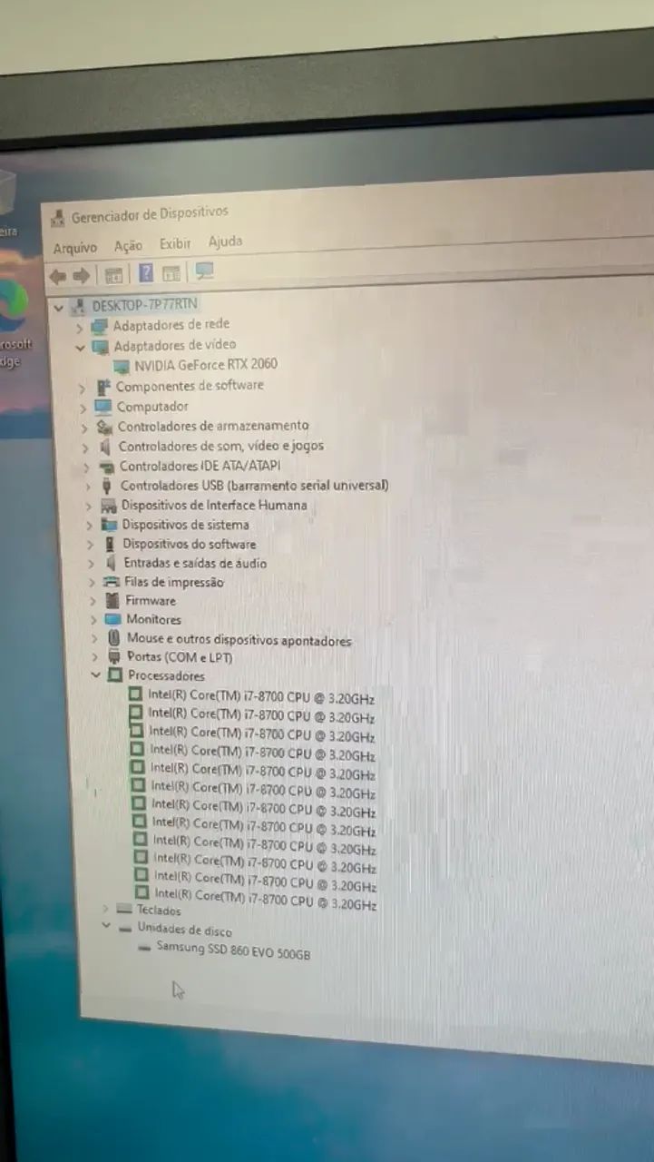 PC Gamer i7-8700 | GeForce RTX 2060 6GB | 16GB RAM | SSD 500GB - Foto 5