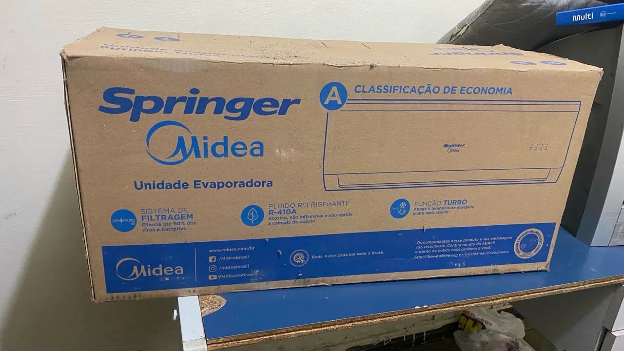 Ar Condicionado Springer Midea 9000 BTUs Frio