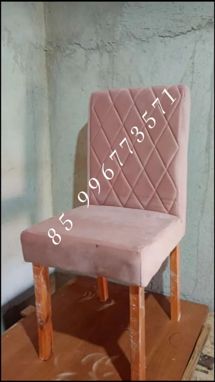 Cadeiras de Jantar Estofadas Elegantes modernas  - Foto 4