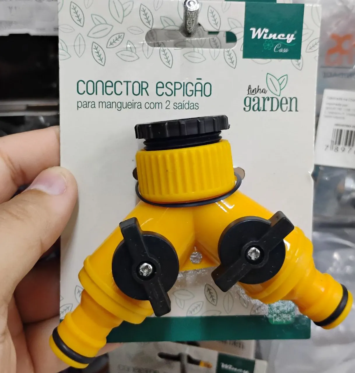 Conector Espigão para Mangueira com 2 Saídas