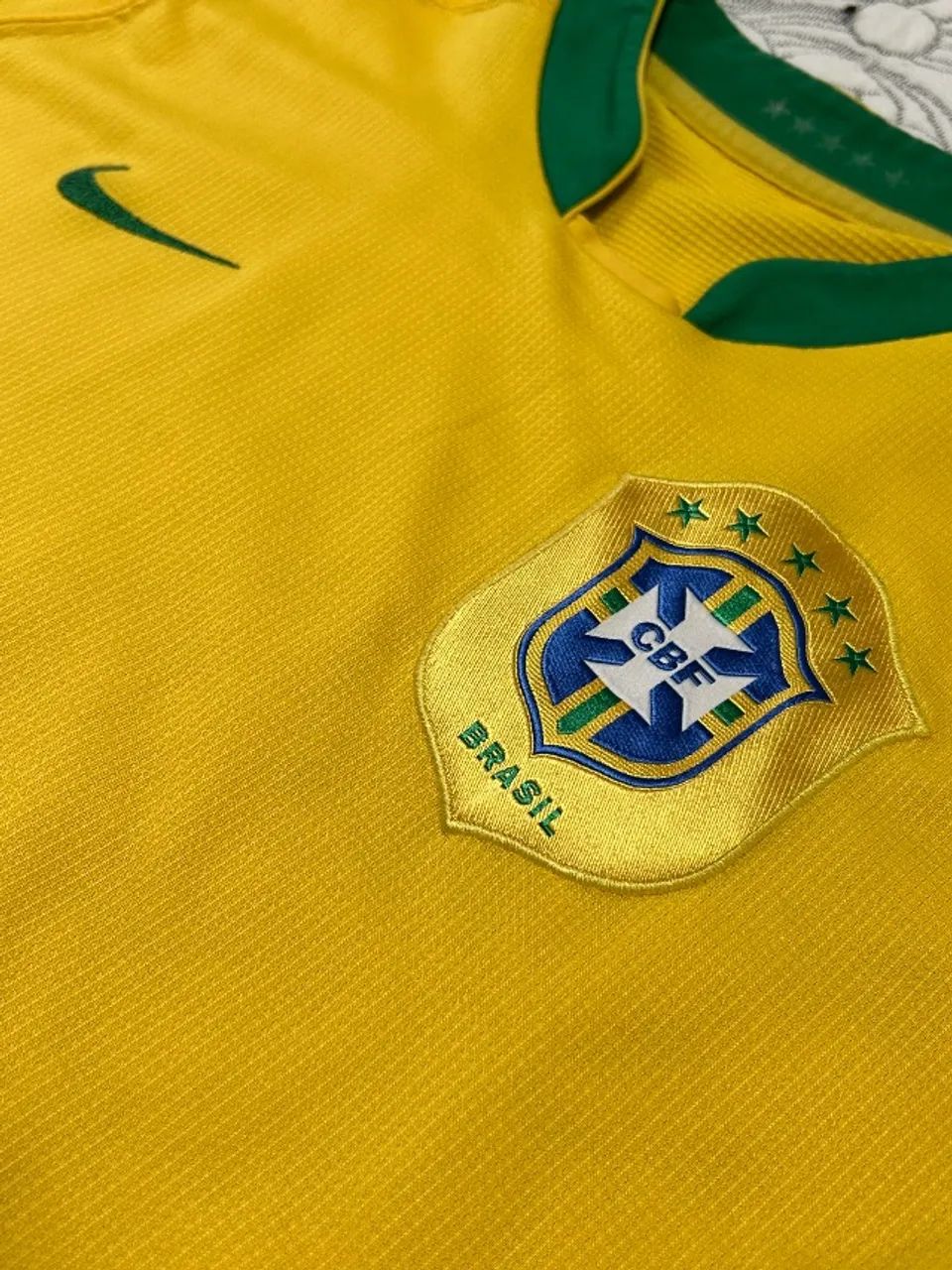 Camisa Seleção Brasileira Nike Home Canarinho Copa 2026 Tamanho P - Foto 3