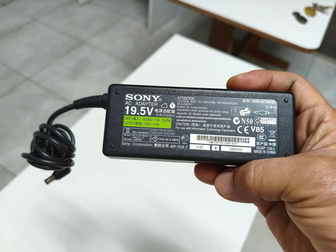 Carregador notebook Sony 
