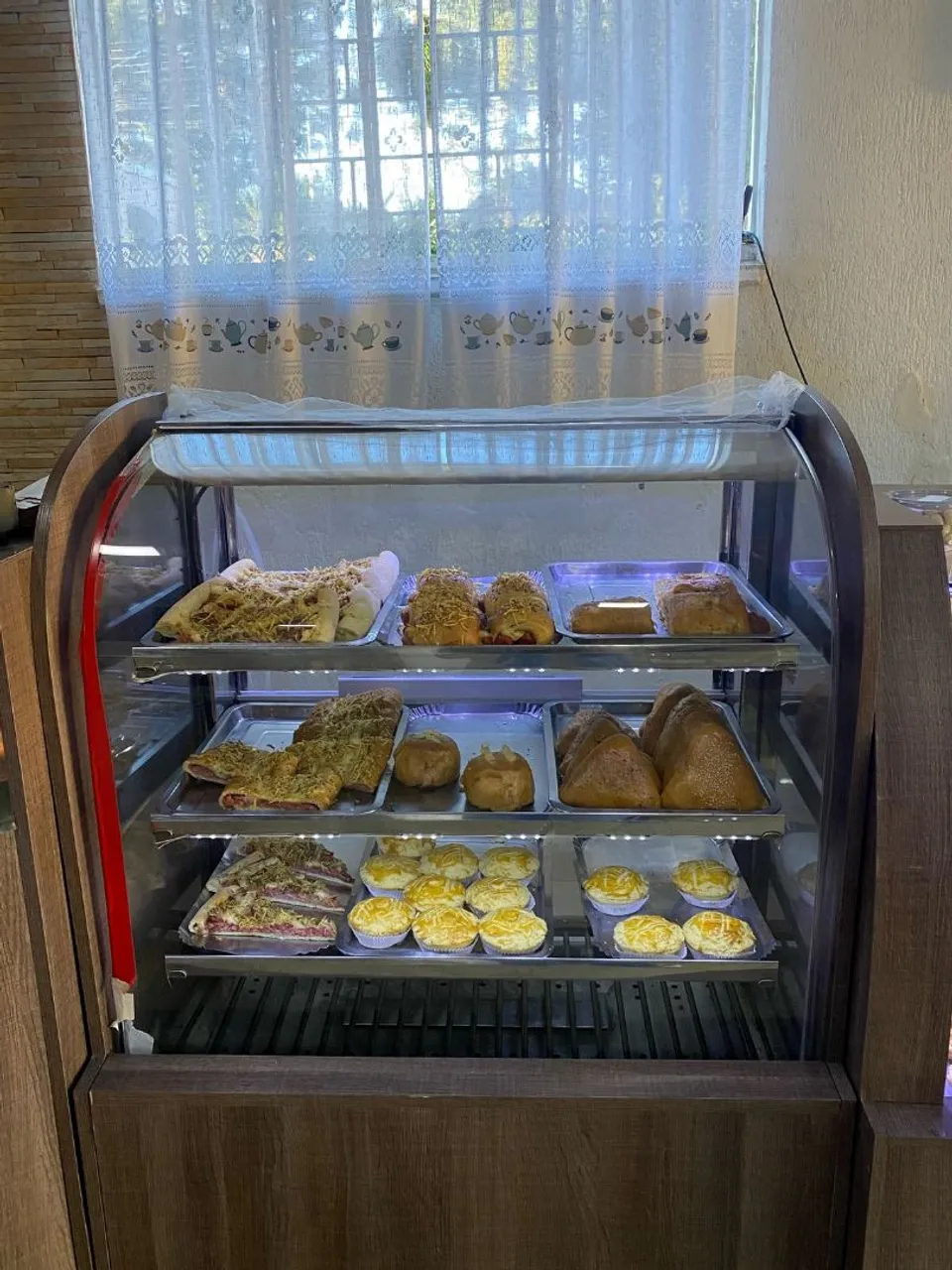Vitrine Expositora de Vidro para Padaria